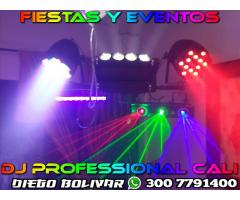 Alquiler De Sonido Luces Djs Laser Luz Neon Hora Loca En Cali