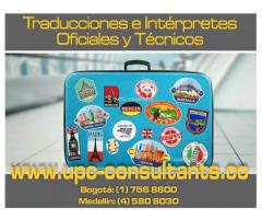 EMPRESA DE TRADUCCIONES / INTERPRETES Y TRAMITES EN EL 7568600**