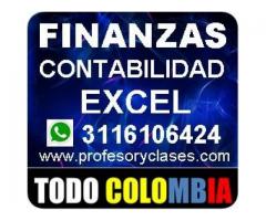 Profesor y clases particulares Contabilidad Finanzas Excel Estadística Medellin clases a domicilio