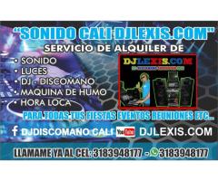 3183948177 EN CALI ALQUILER DE SONIDO CON DJ LUCES MAQUINA DE HUMO