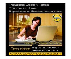 TRADUCTOR E INTERPRETE CERTIFICADO EN 8 IDIOMAS...!!Cel: 3113050553