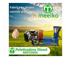 Peletizadora 260 mm 35 hp DIESEL para concentrados balanceados 450-600 kg/h - MKFD260A