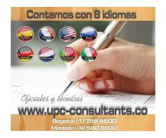 TRADUCCIONES EN 8 IDIOMAS A NIVEL NACIONAL..3113050553**