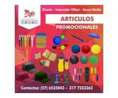 Publicidad, Social Media, Impresión Offset, Manillas Tyvek, Mugs, Pendones, Vinilo adhesivo.