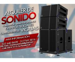 Alquiler de sonido cali - múltiples eventos