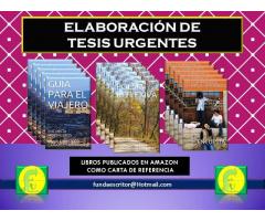 ELABORACIÓN DE TESIS