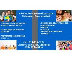 Clases Particulares para Estudiantes Colegio y Universidad