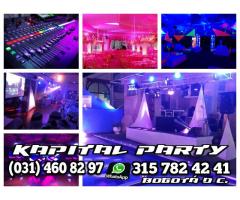 PROMS GRADUACIONES PARA COLEGIOS SONIDO LUCES BOGOTA ANIMACION DJS