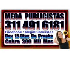 ⭐ Mega Publicista, Super Publicidad, Ultra Publicistas, Cali, Medellin, Bogota, Barranquilla, Cartag