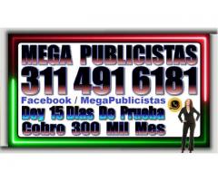 ⭐ Mega Publicista, Super Publicidad, Ultra Publicistas, Cali, Medellin, Bogota, Barranquilla, Cartag