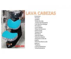 lava cabezas salón de belleza