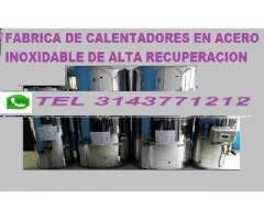 CALENTADORES EN ACERO INOXIDABLE T. 3143771212