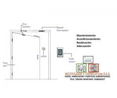 Instala. mantenimiento en puertas electromagnética