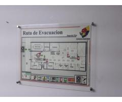 Rutas de evacuación, y todo tipo de señalizacion