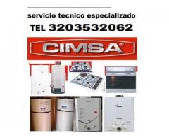 venta y servicio tecnico de calentadores cimsa tel 3203532062