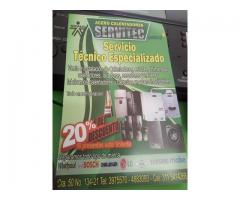 venta y servicio tecnico de calentadores a gas y electricos tel 3203532062