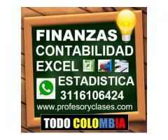 Profesor particular Contabilidad Finanzas Excel Estadistica Medellin Clases particulares a domicilio