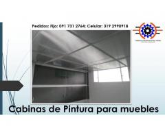 Diseño, instalación cabinas de pintura automotriz, muebles, artesanías, flores y metalmecanica