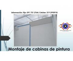 Diseño, instalación cabinas de pintura automotriz, muebles, artesanías, flores y metalmecanica