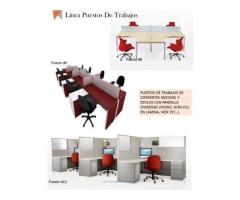 Fabricacion de muebles para oficinas y areas comerciales.