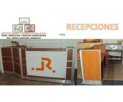 Fabricacion, re ubicacion de recepcion