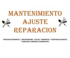 Mantenimiento, ajuste y reparación