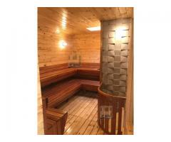 Saunas en madera teka y pino patula