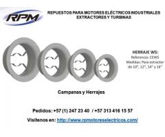 RPM Motores Eléctricos Industriales Extractores y Turbinas