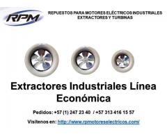 Extractores industriales, extractores económicos, extractores, cocinas, baños y oficinas