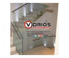 escaleras en vidrio