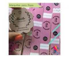 MARQUILLAS PARA ROPA ENVÍOS A TODA COLOMBIA