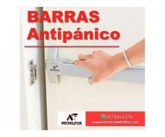 BARRAS ANTIPÁNICO – CERRADURAS ANTIPÁNICO