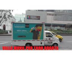 Valla Movil con sonido en Bogota tel 2305124--3115601017