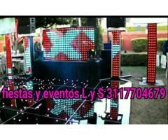 Alquiler pantallas led dj para fiestas