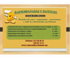 distribuimos empanadas y pasteles en el norte de bogota