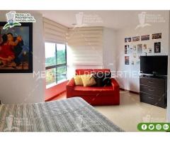 APARTAMENTO AMOBLADO MEDELLIN POR MES  Cód: 4656