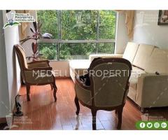 ARRIENDO APARTAMENTOS AMOBLADOS MEDELLIN POR MESES Cód: 4705