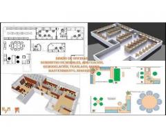 Diseños arquitectónicos para oficina y de mas espacios