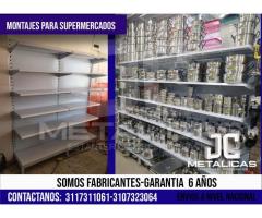 estanterias para supermercados en cali