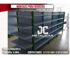 gondolas metalicas para supermercados