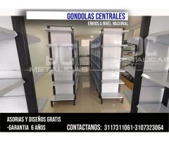 estanterias centrales para autoservicios