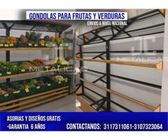 Estanterias para frutas y verduras