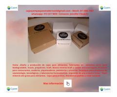 CAJAS PARA ALIMENTOS EN CARTULINAS Y CARTÓN MICROCORRUGADO