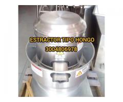 extractor tipo hongo