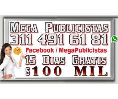 ⭐ GRATIS, Mega Publicista, Super Publicistas, Agencia Publicidad, Ultra Vendedor, Bogota, Cali, Mede