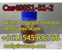 Hot sell CAS 49851-31-2 2-BROMO-1-PHENYL-PENTAN-1-ONE Wickr mollybio
