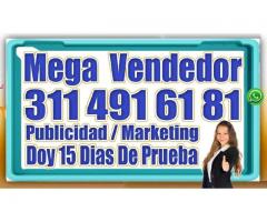 ⭐ Mega Vendedor, Super Vendedora, Ultra Vendedores, Bogota, Cali, Medellin, Barranquilla, Publicista