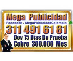 ⭐ Mega Publicidad, Super Mercadeo, Ultra Marketing, Bogota, Cali, Medellin, Barranquilla, Publicista