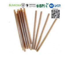 Bagasse drinking straw sugarcane straw