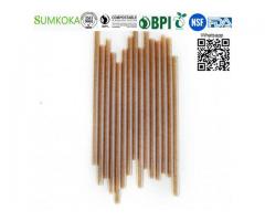 Bagasse drinking straw sugarcane straw